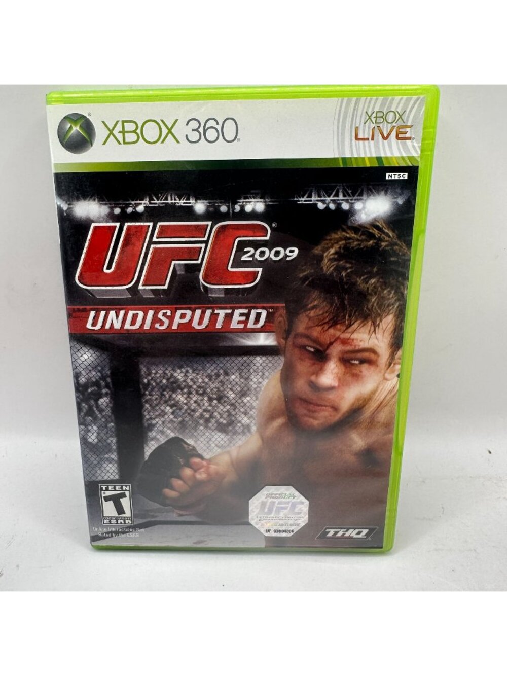 UFC 2009 Undisputed Xbox 360 THQ MMA Fighting Action Game Complete Tested NTSC